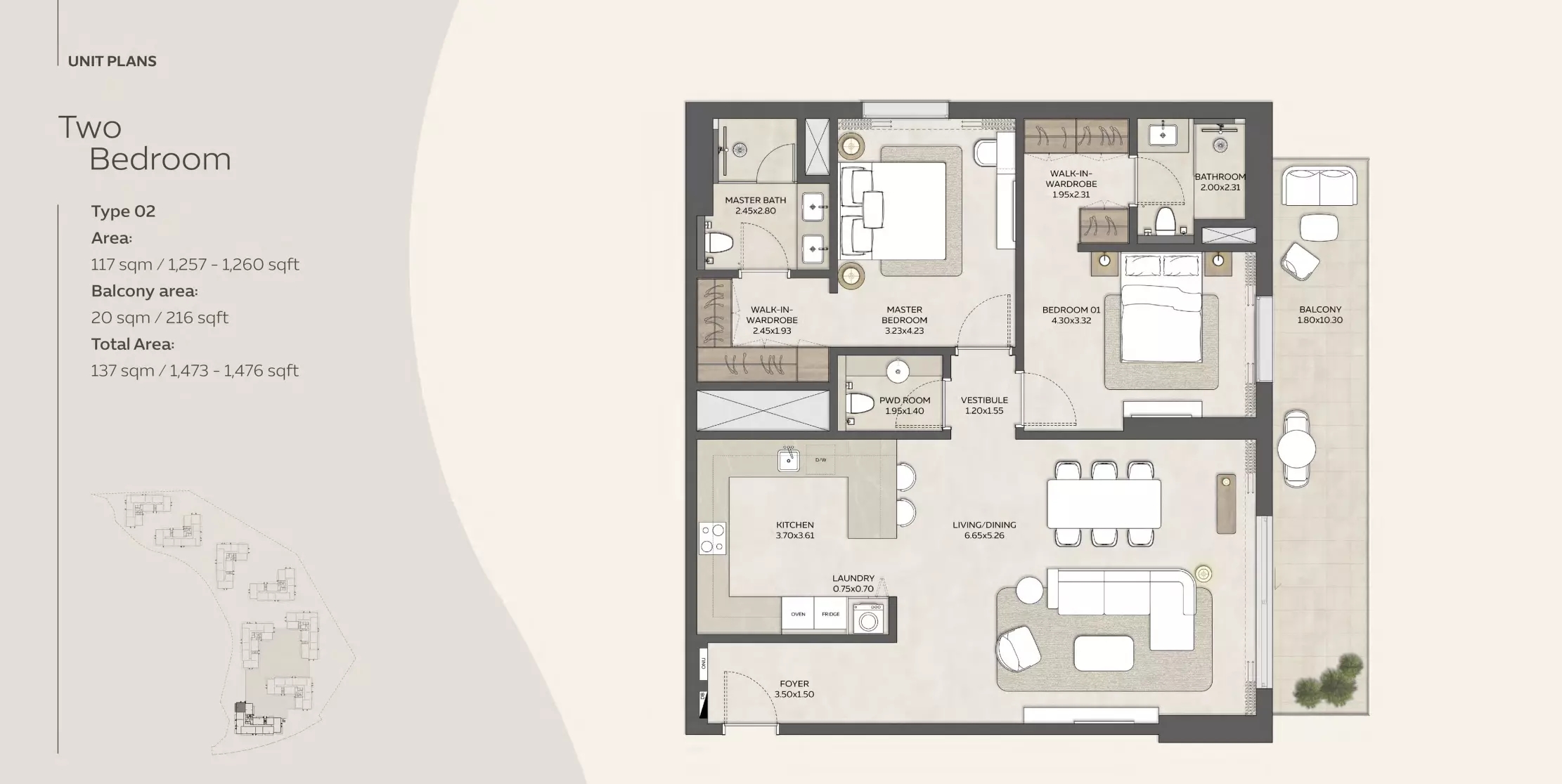 Unit floor plan image