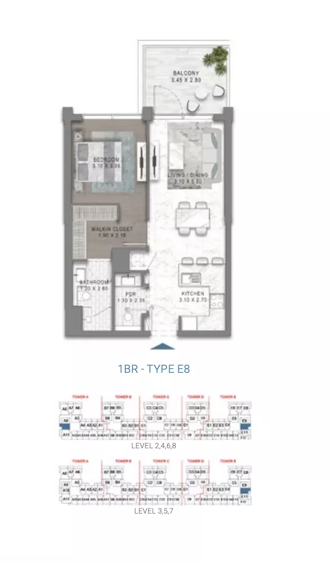 Unit floor plan image