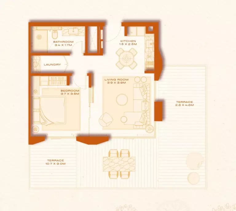 Unit floor plan image