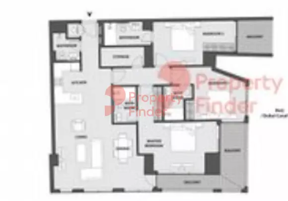 15 Northside Tower B Unit 702, Seventh Floor, 3 beds