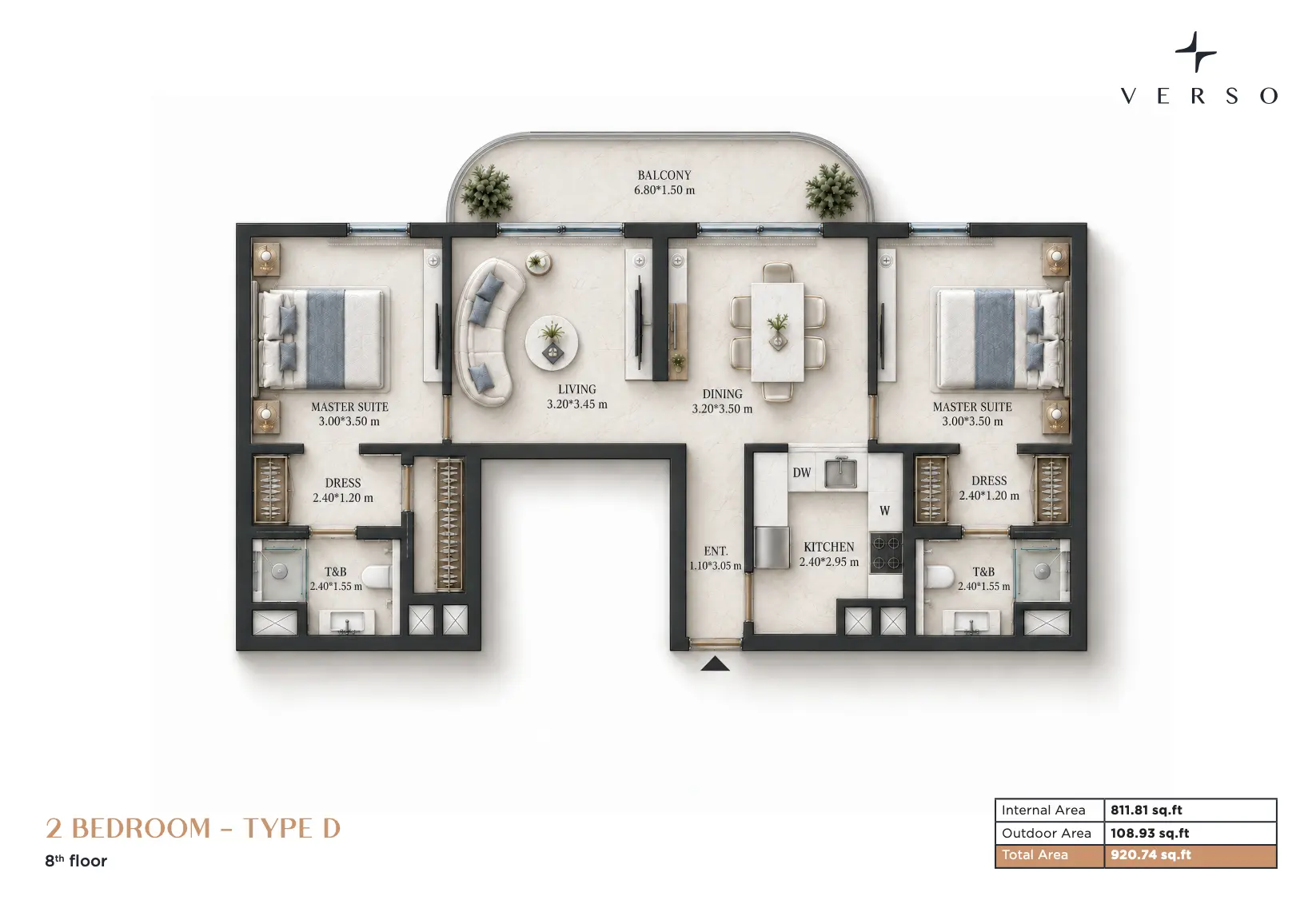 Verso - Type D Floor Plan