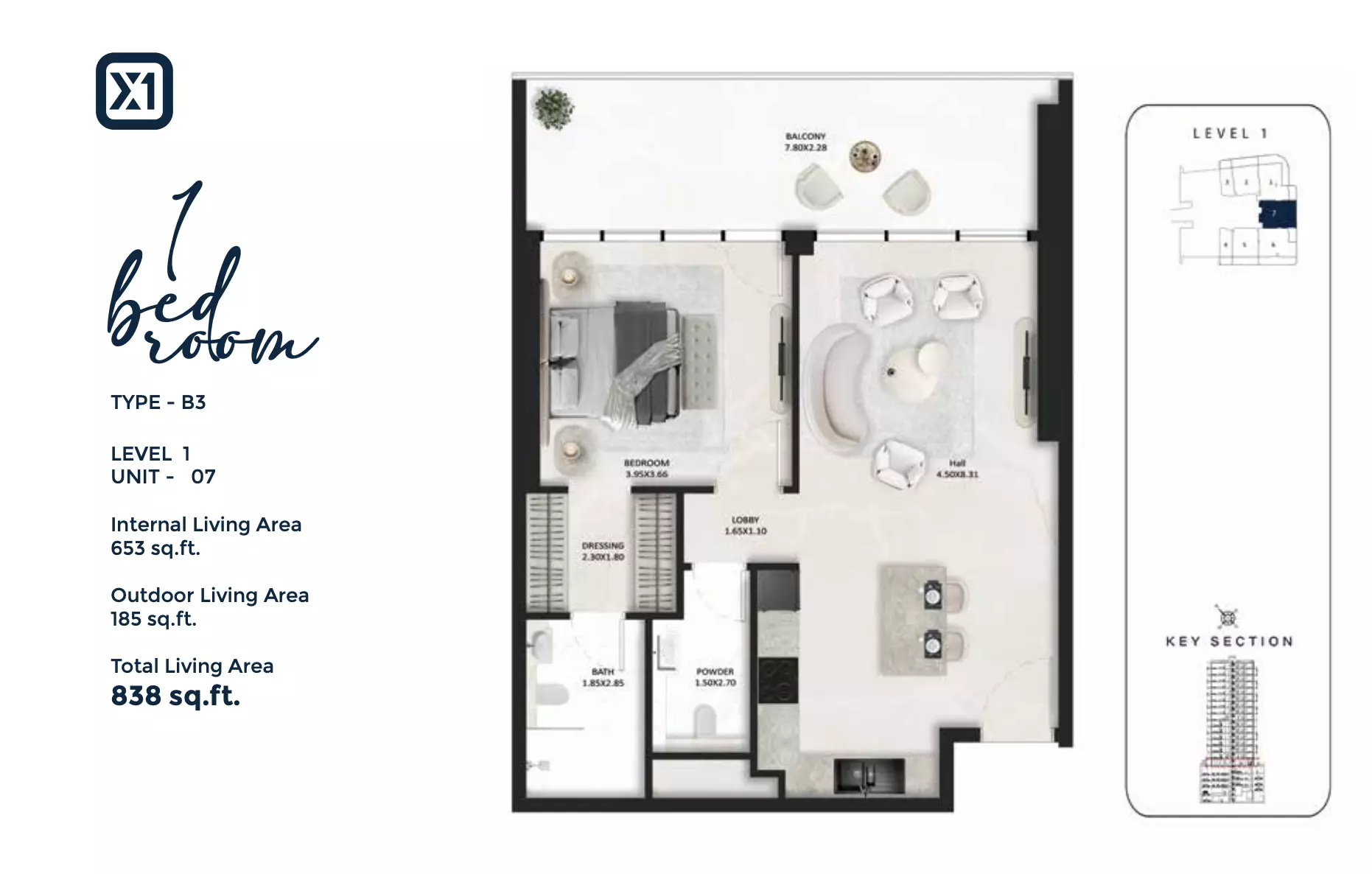 Unit floor plan image