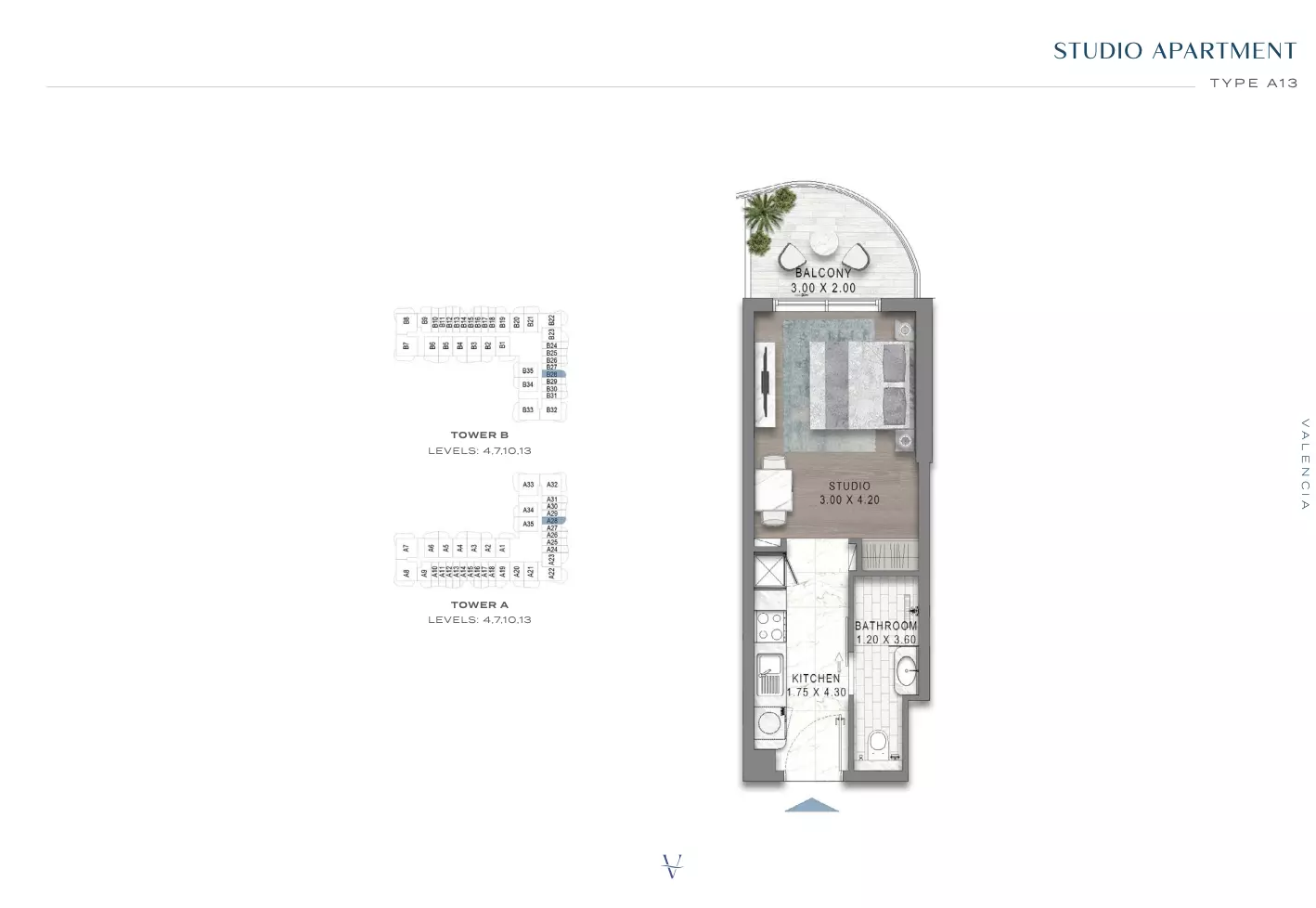 Unit floor plan image