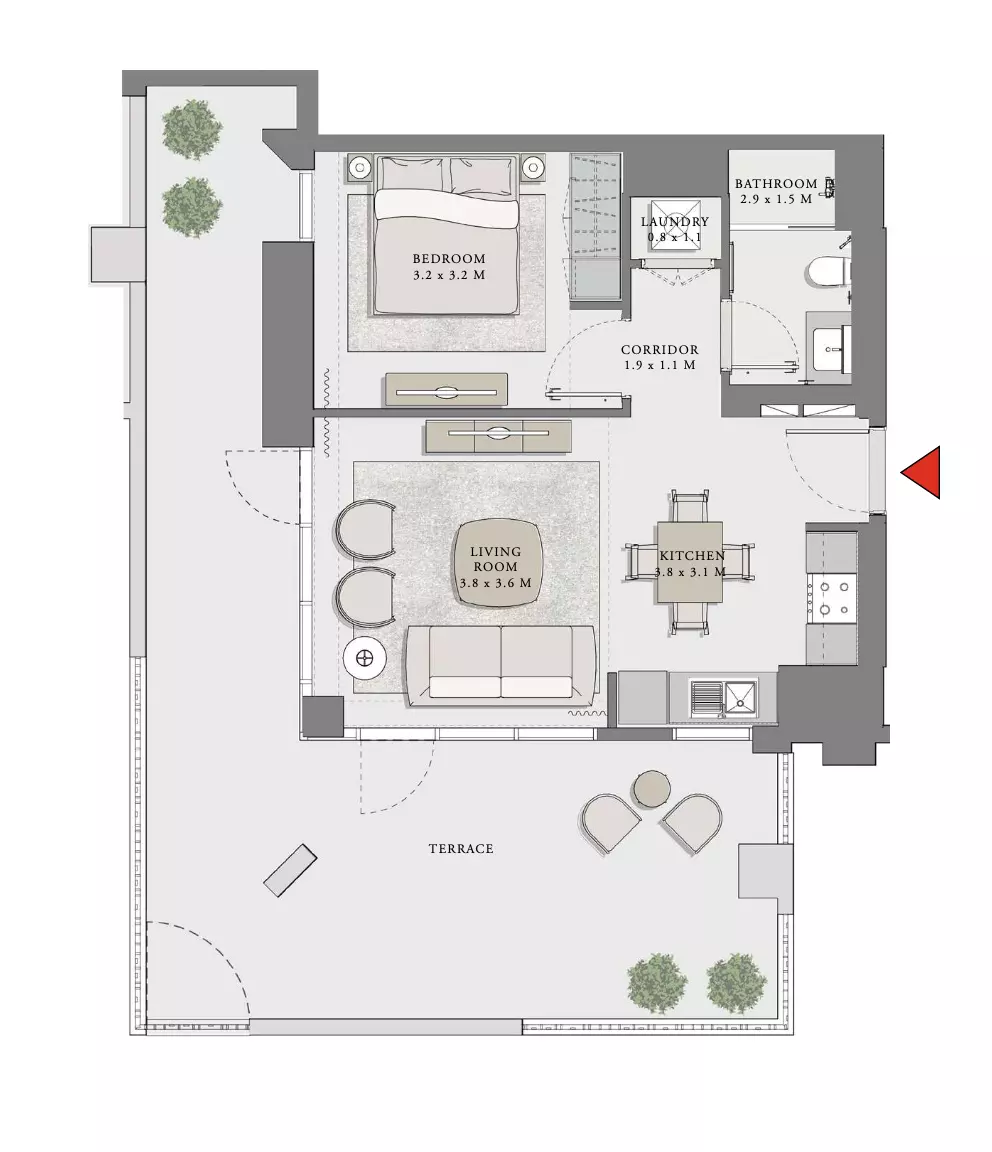 Creek Beach Lotus Unit 109, Level 01 Building 4, 1 bed