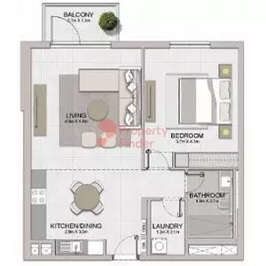 Le Ciel Type 6, 1 bed