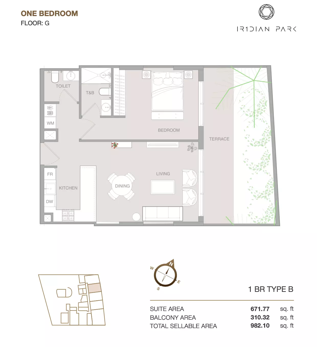 Unit floor plan image