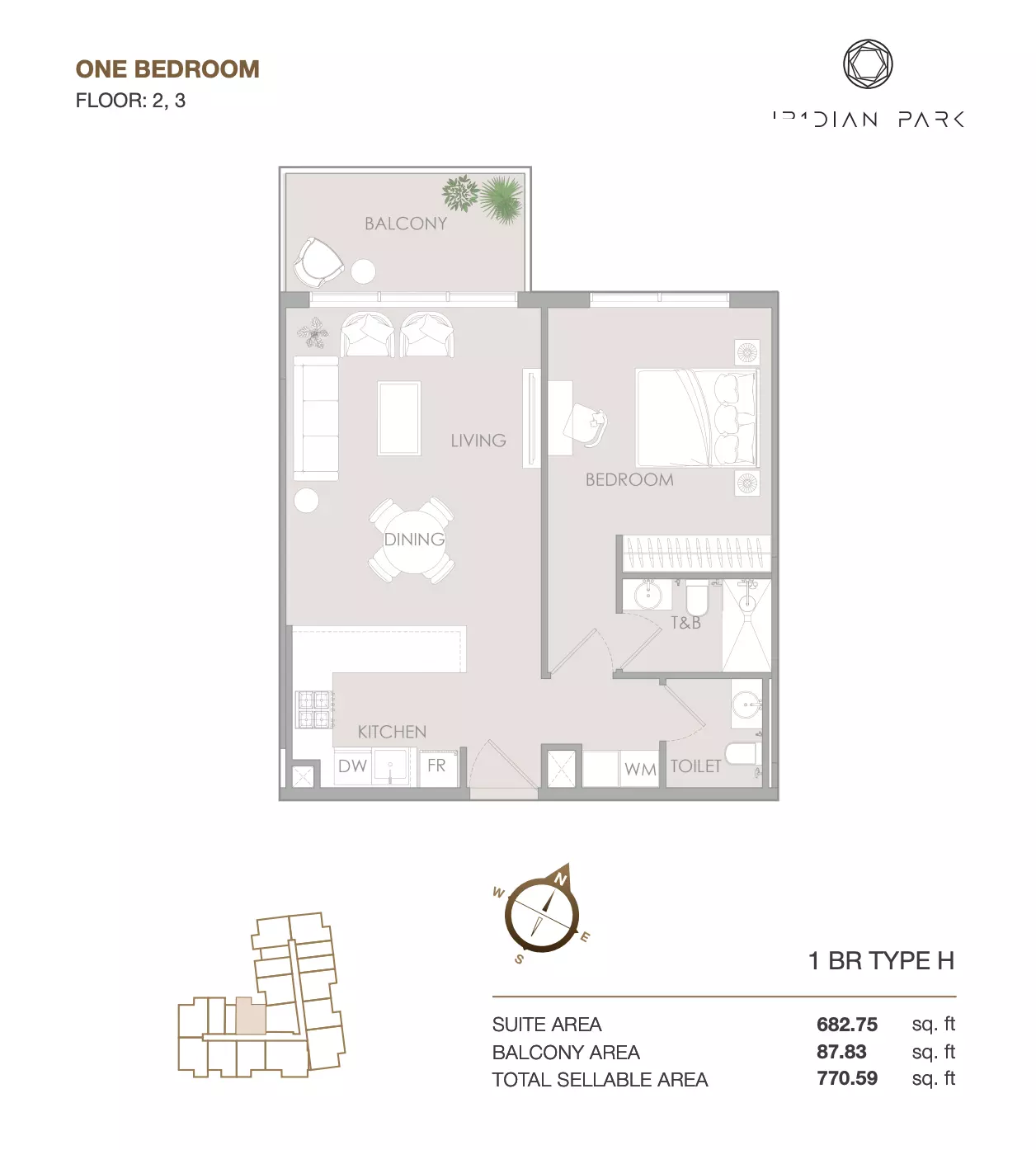 Unit floor plan image