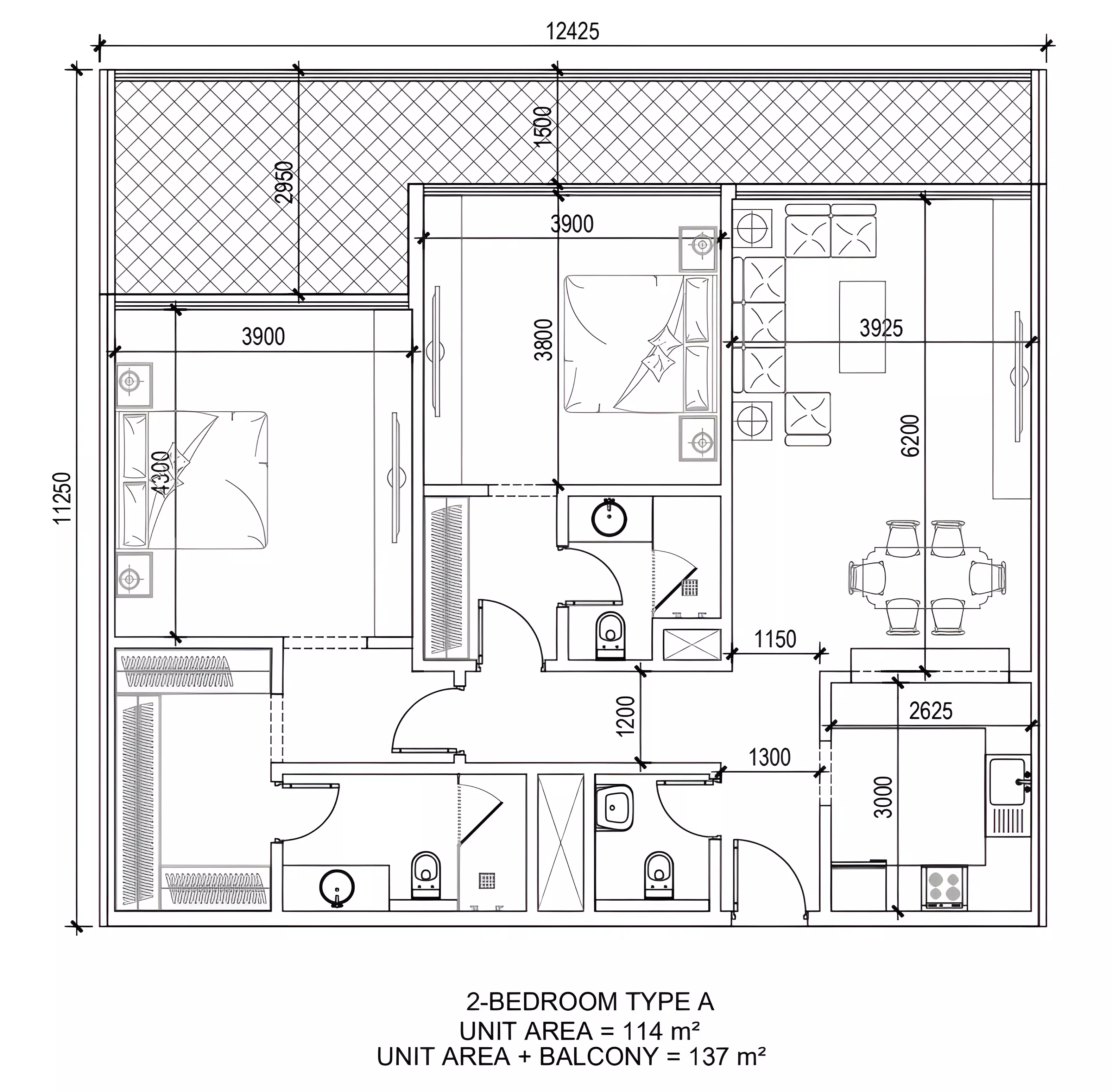 Unit floor plan image