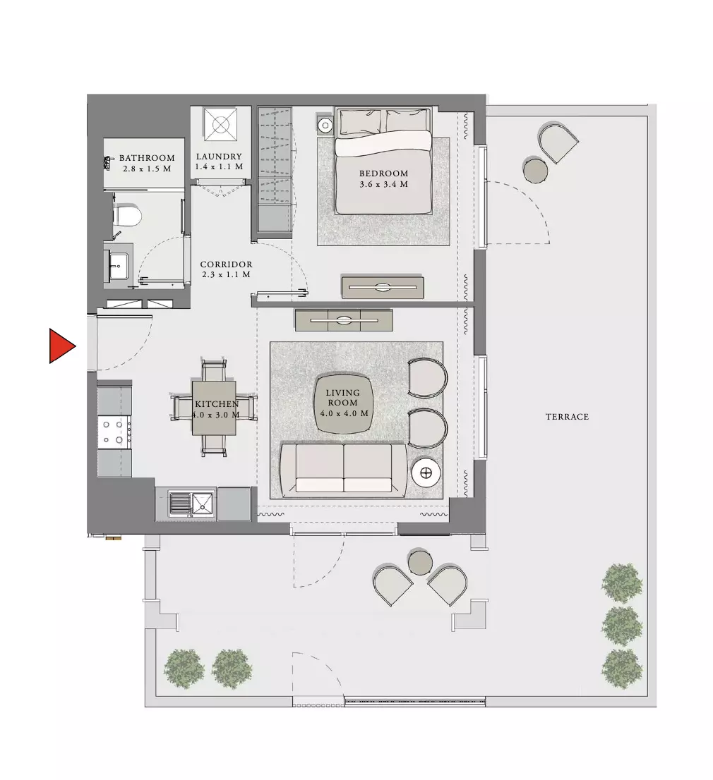 Creek Beach Lotus Unit 101, Level 01 Building 3, 1 bed