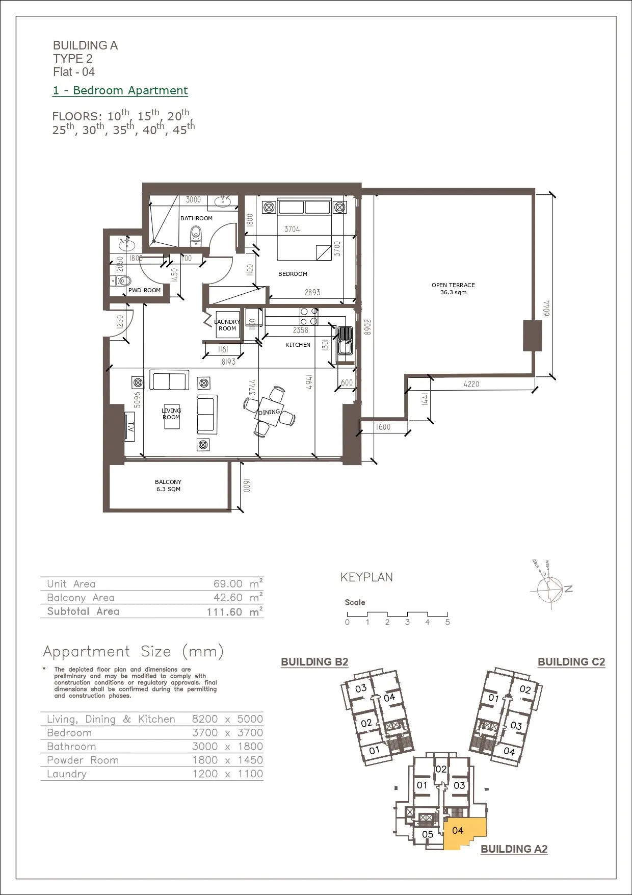 Unit floor plan image