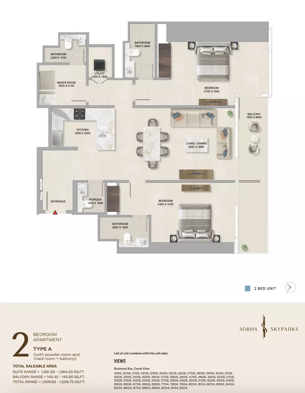Unit floor plan image