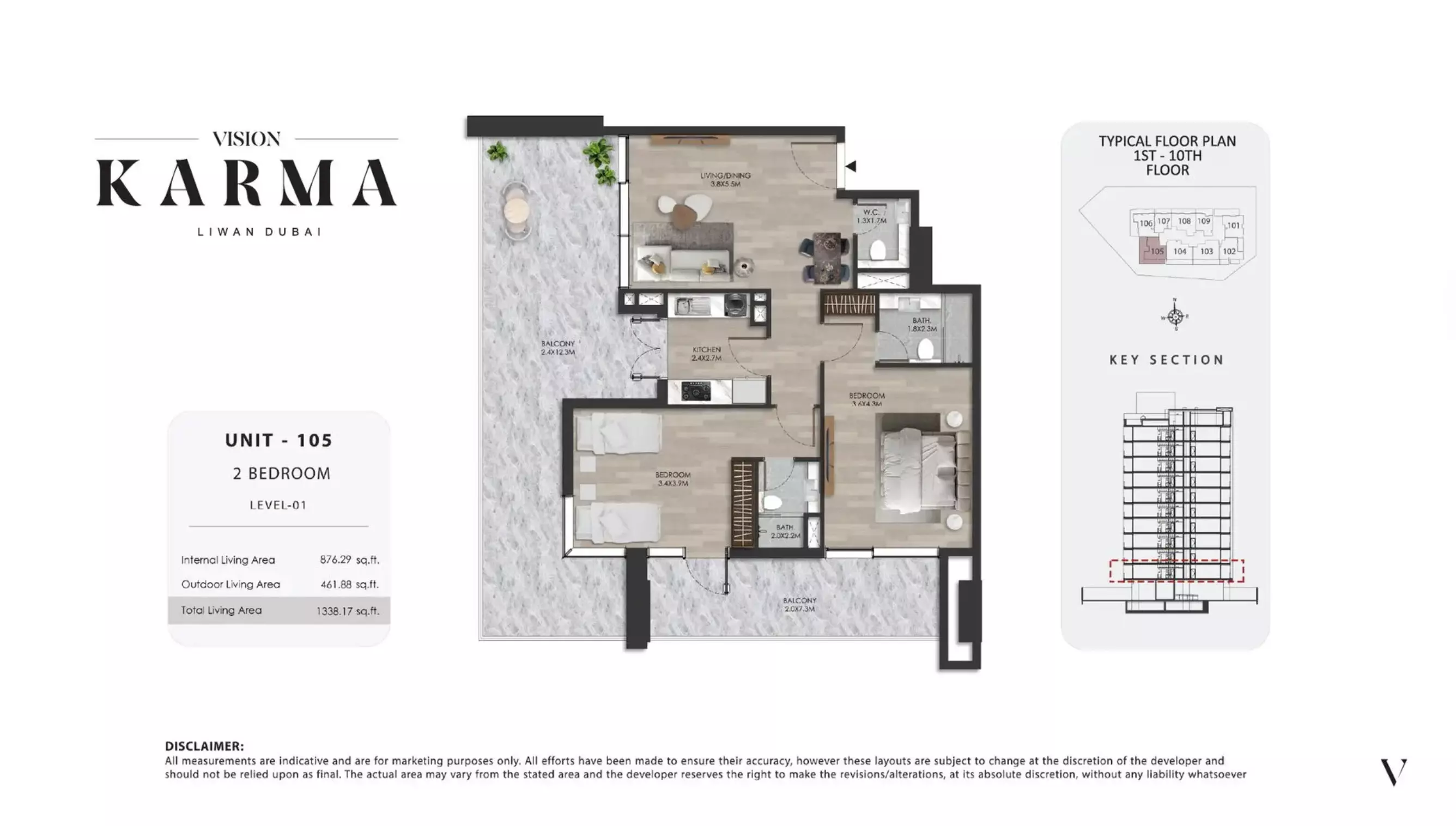 Unit floor plan image