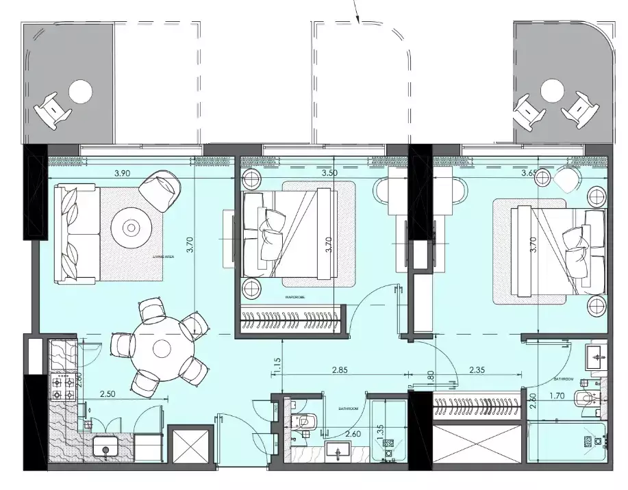 Unit floor plan image