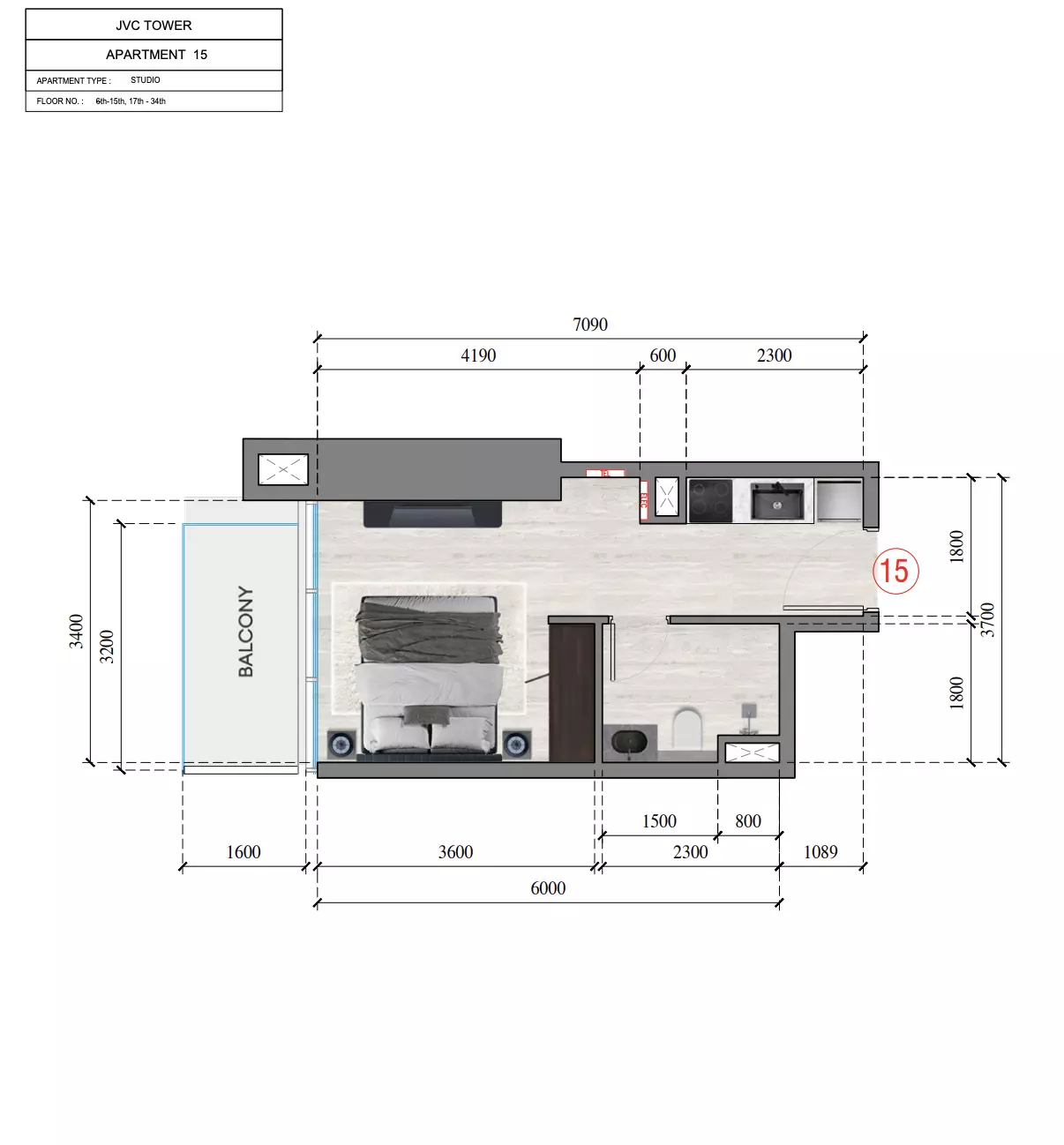 Unit floor plan image