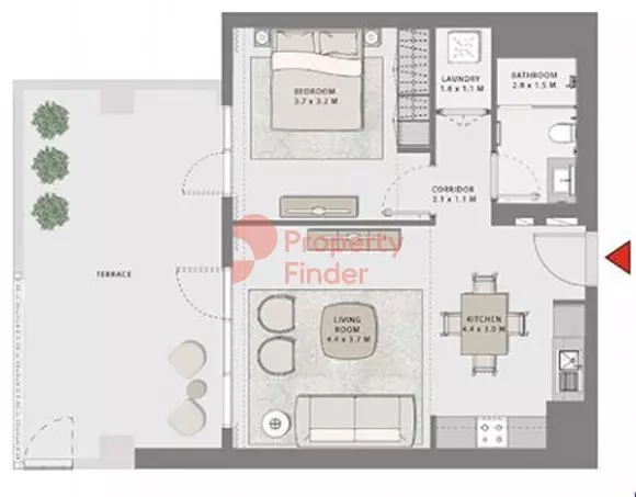 Creek Beach Grove Unit 101 Building 5, 1 bed