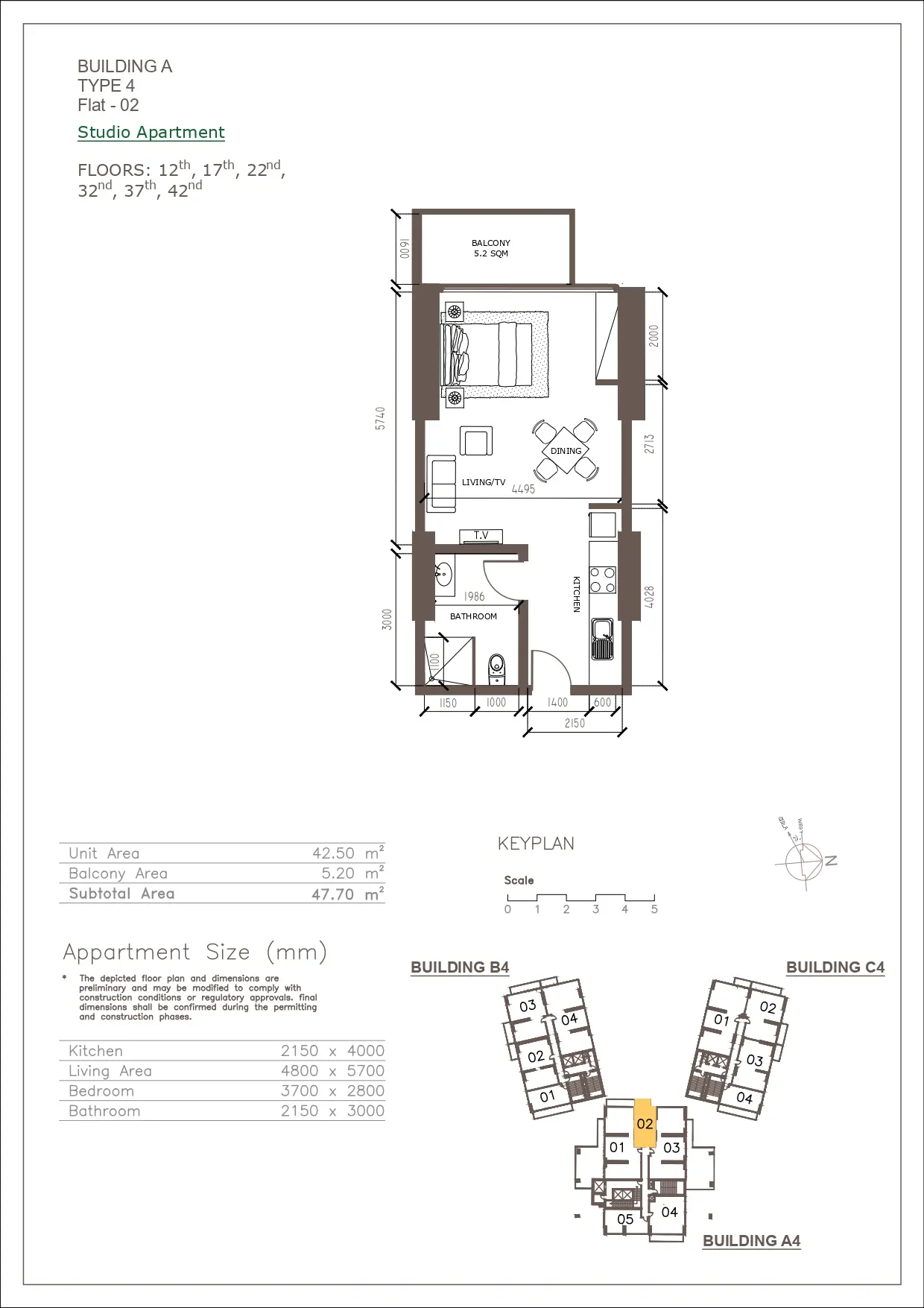 Unit floor plan image