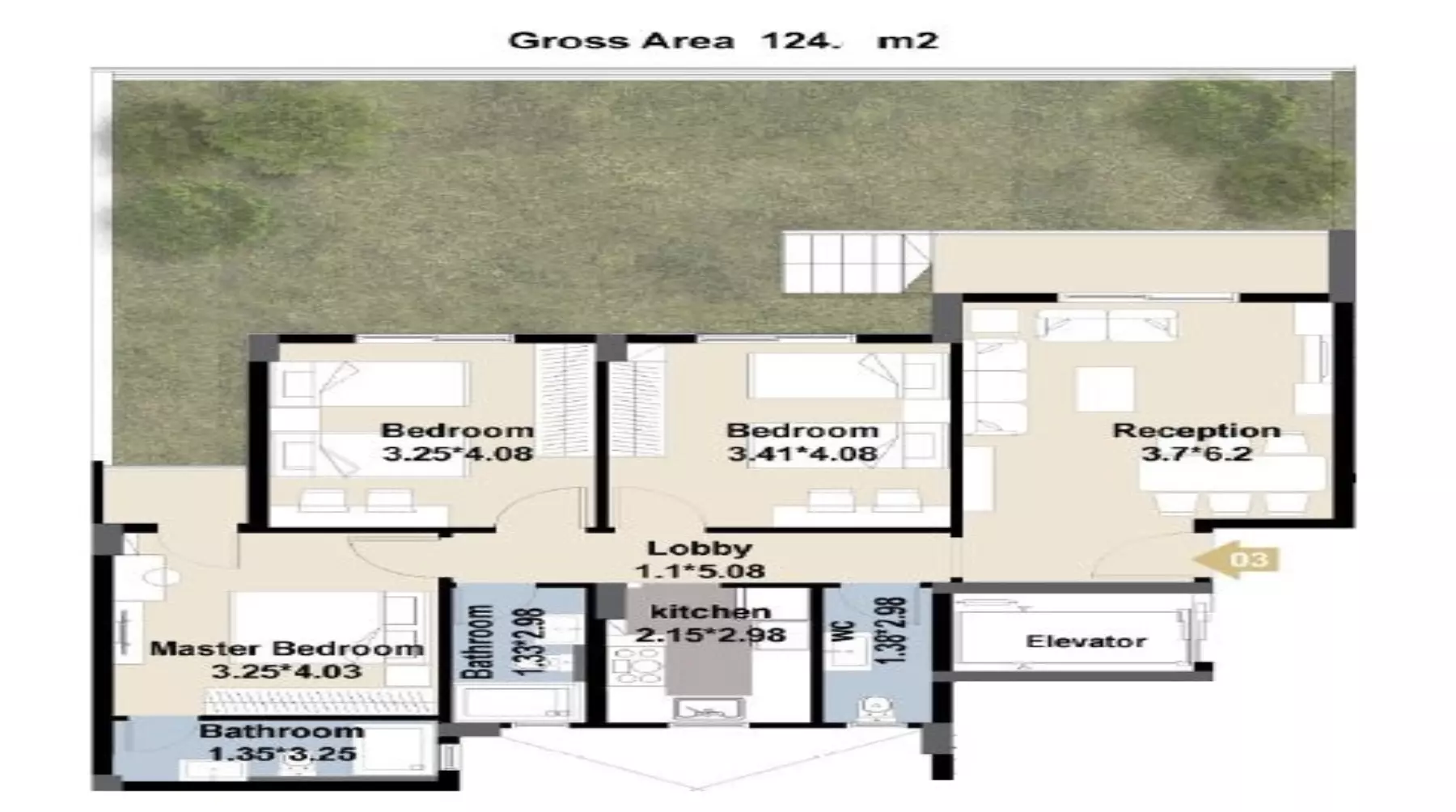 Unit floor plan image