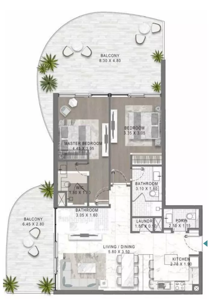 Unit floor plan image