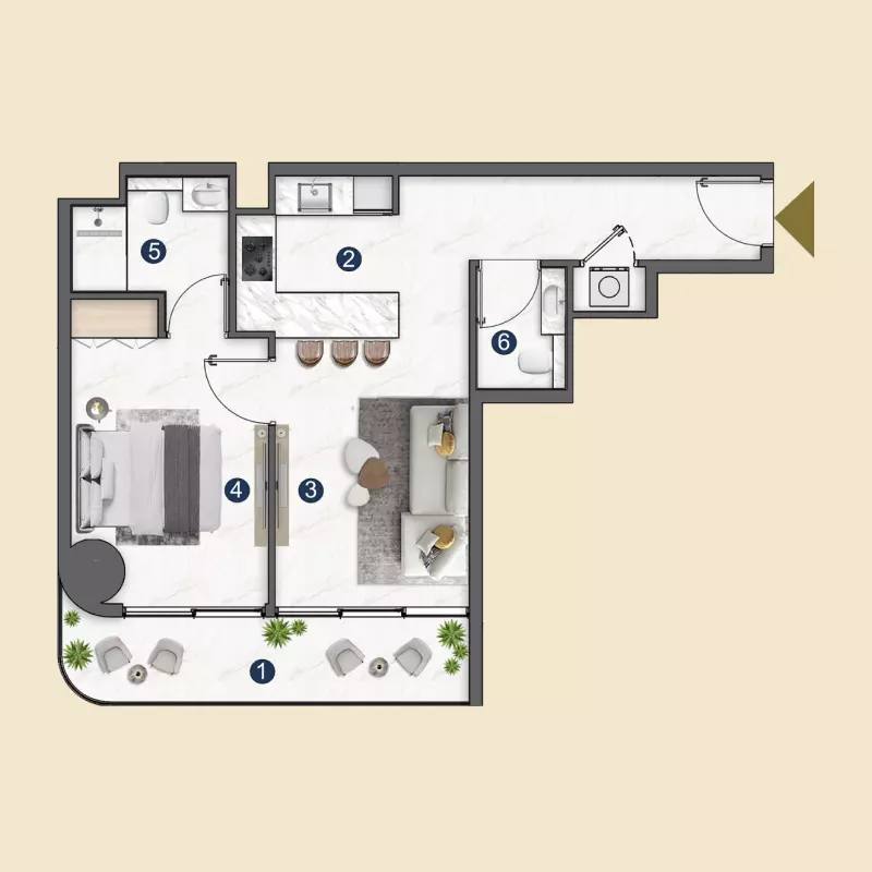 Unit floor plan image