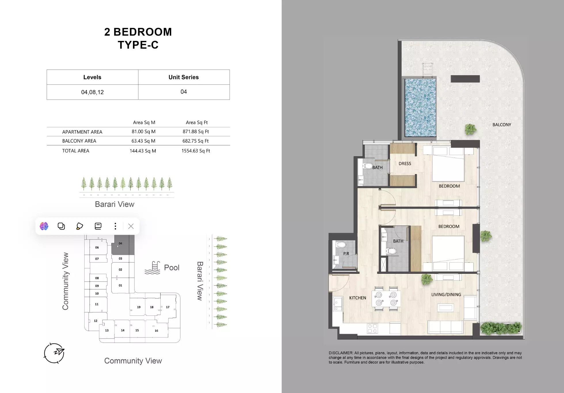 Unit floor plan image
