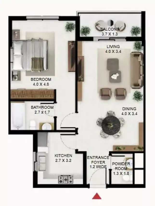Unit floor plan image