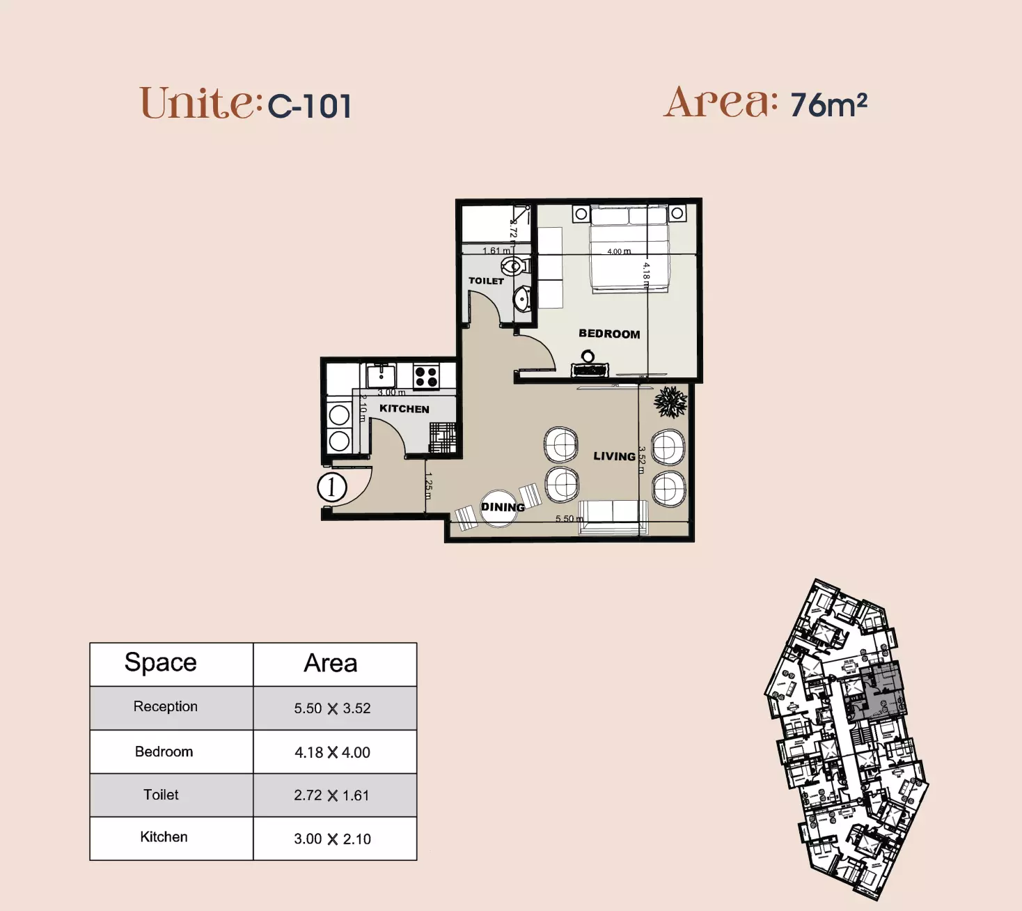 Unit floor plan image