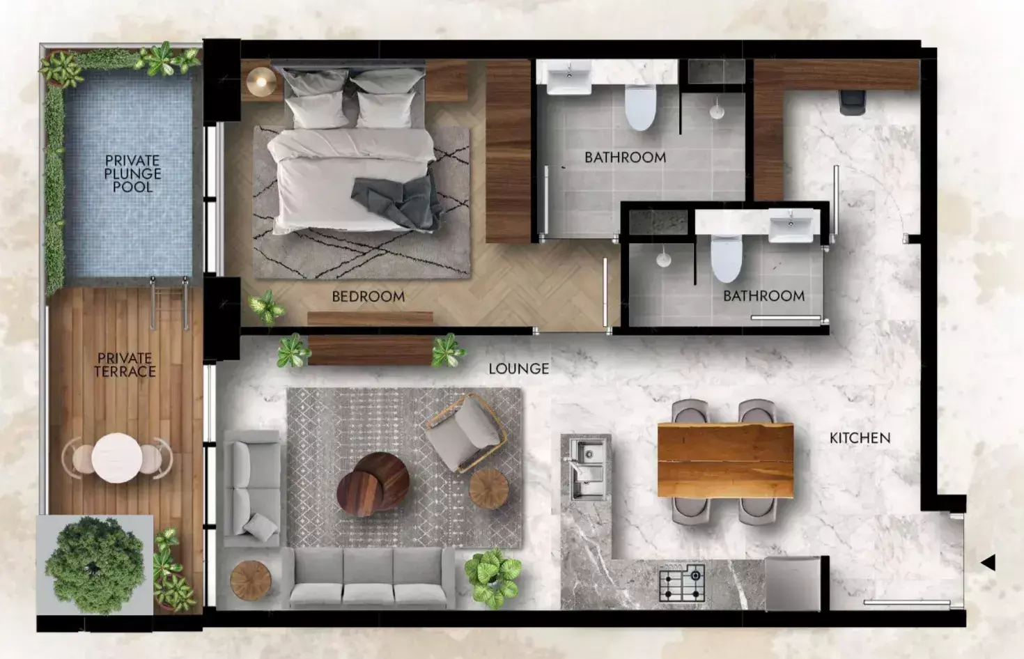 Unit floor plan image