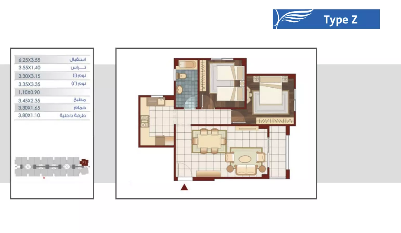 Unit floor plan image
