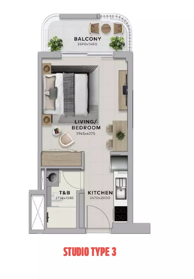 Unit floor plan image