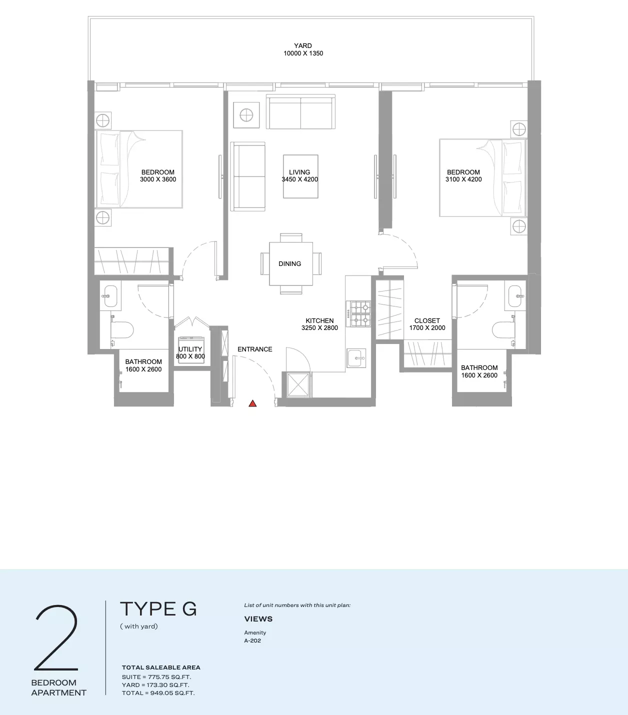 Unit floor plan image