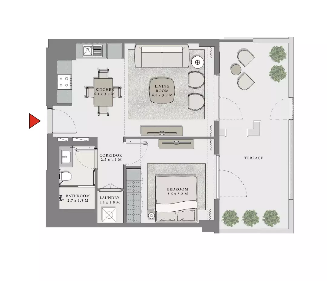 Creek Beach Lotus Unit 102, Level 01 Building 3, 1 bed