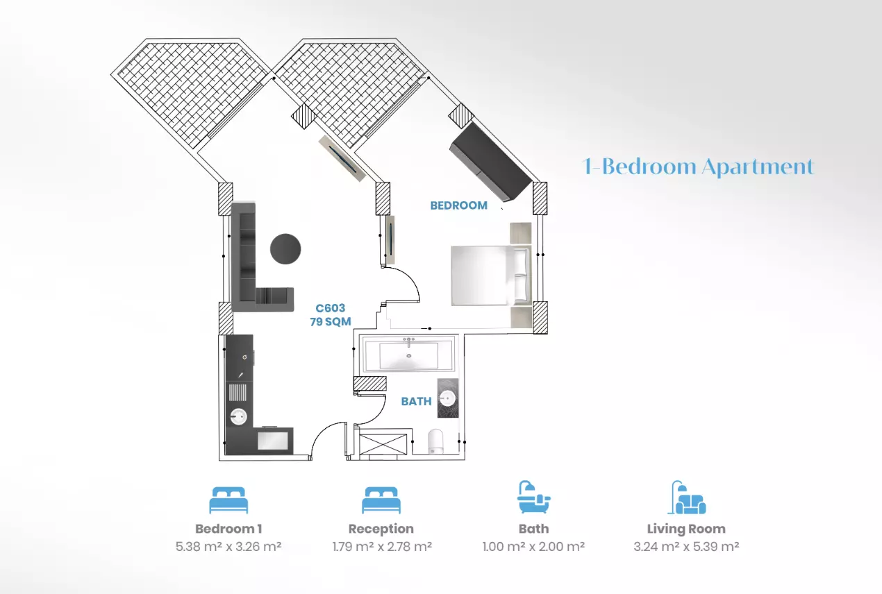 صورة مخطط ارضية الوحدة