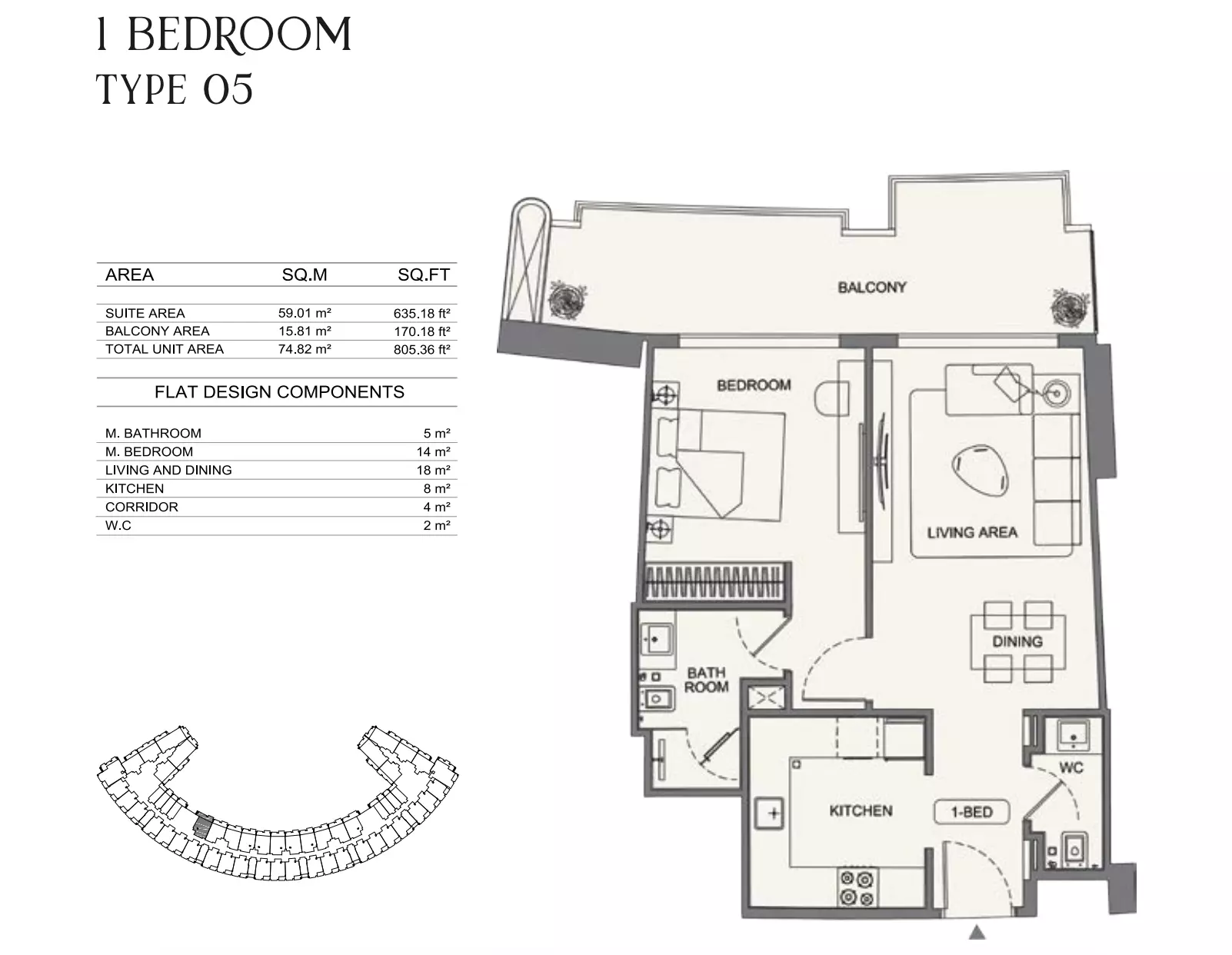 Unit floor plan image
