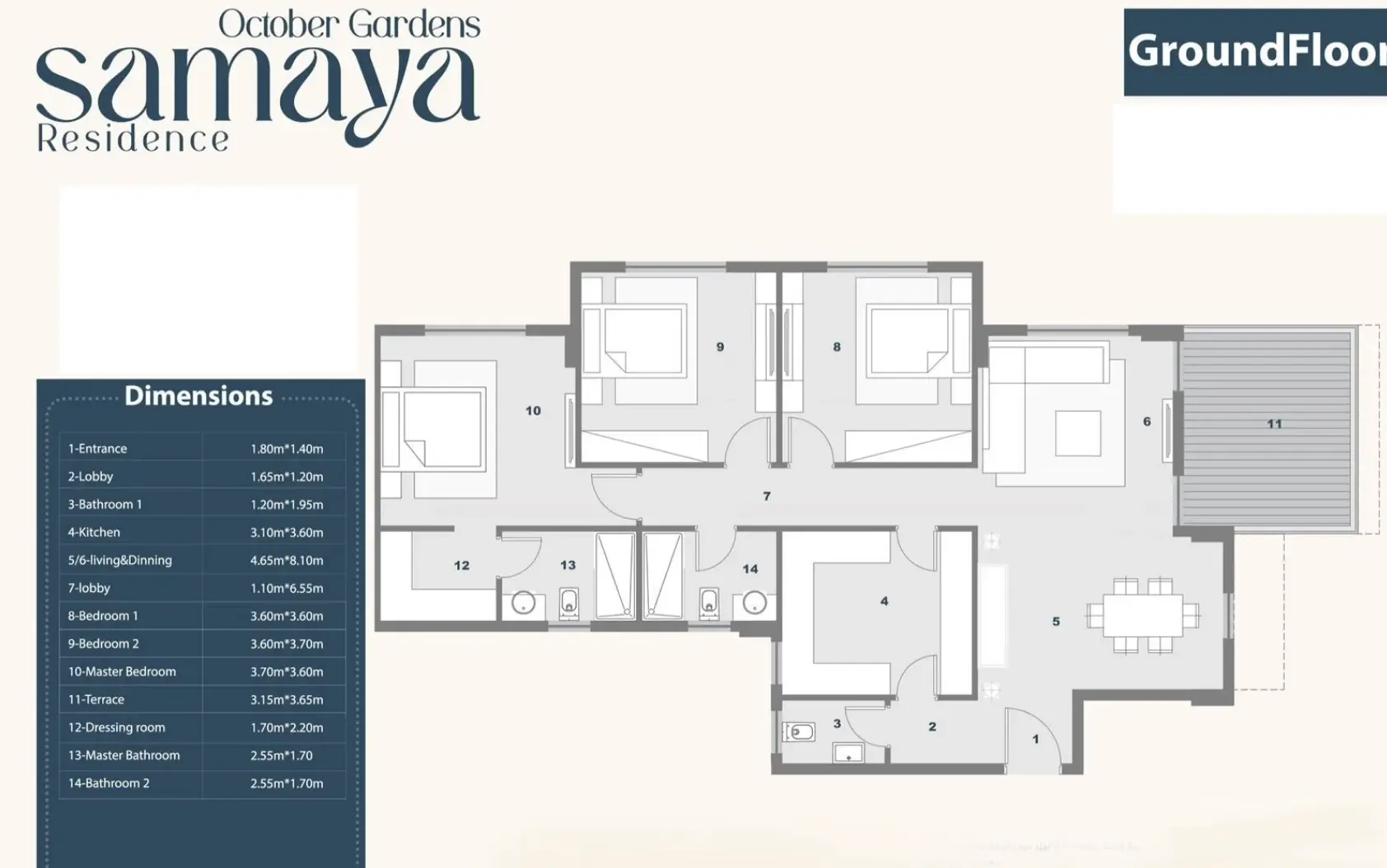 Unit floor plan image