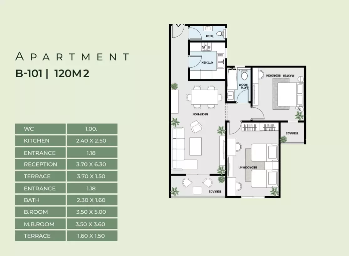 صورة مخطط ارضية الوحدة