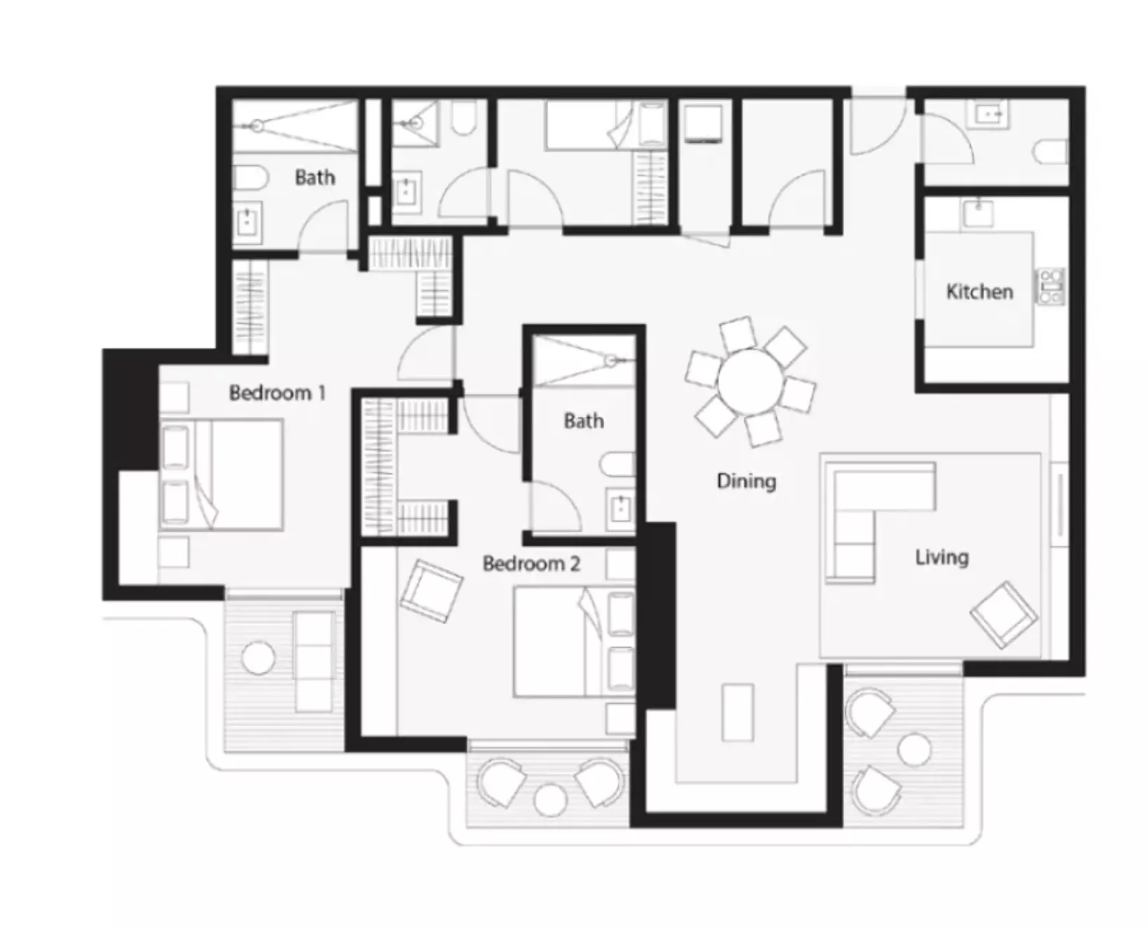 صورة مخطط ارضية الوحدة