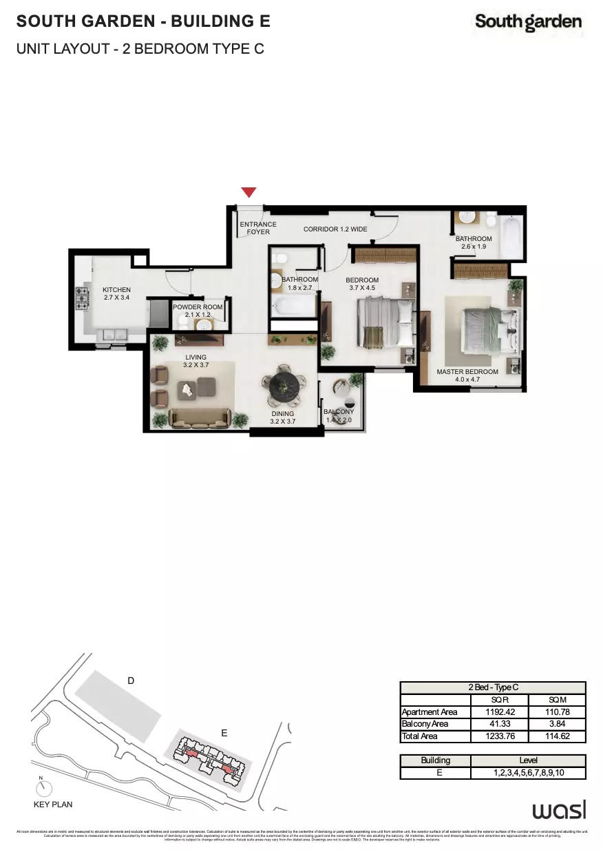 Unit floor plan image