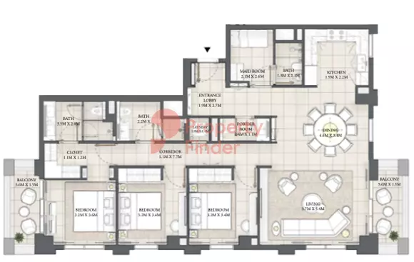 Cedar Creek Beach B2-Level 2_4-Unit 10, 3 beds