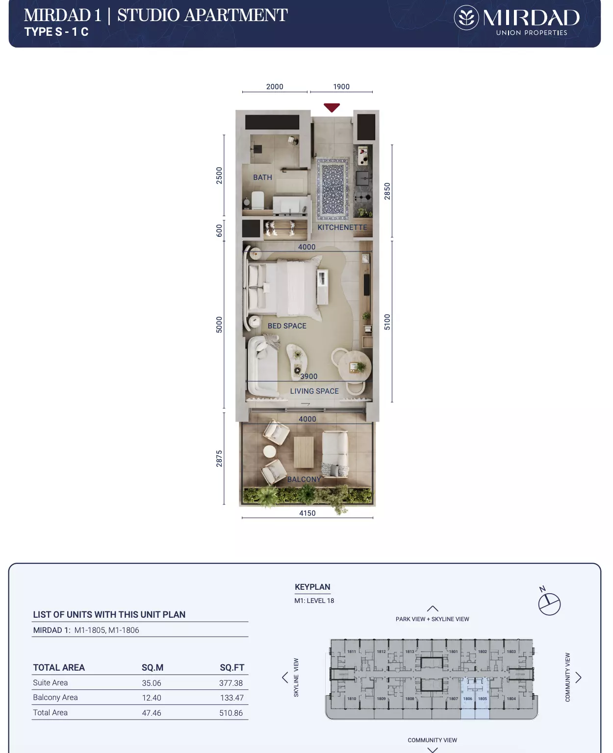 صورة مخطط ارضية الوحدة