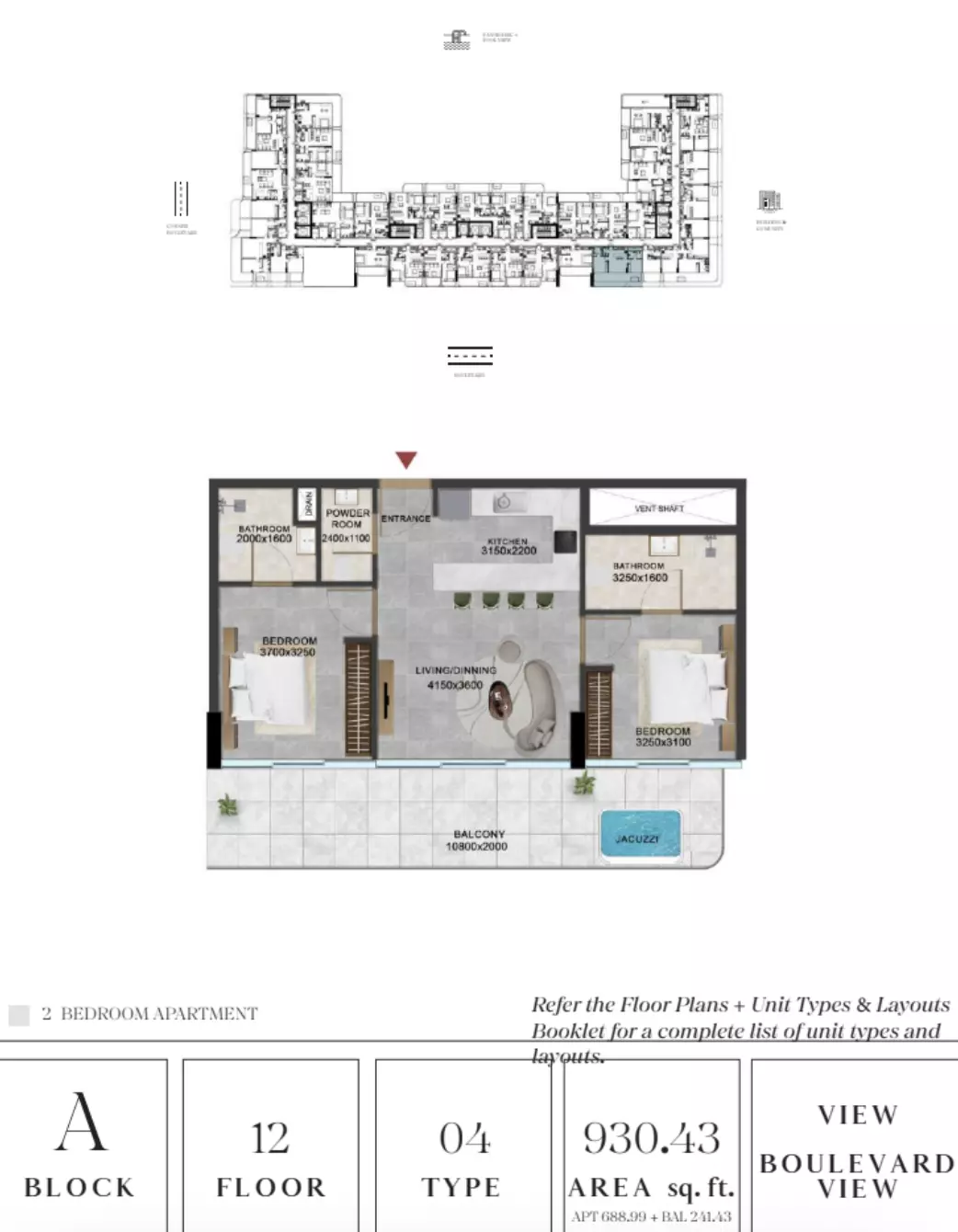 Unit floor plan image