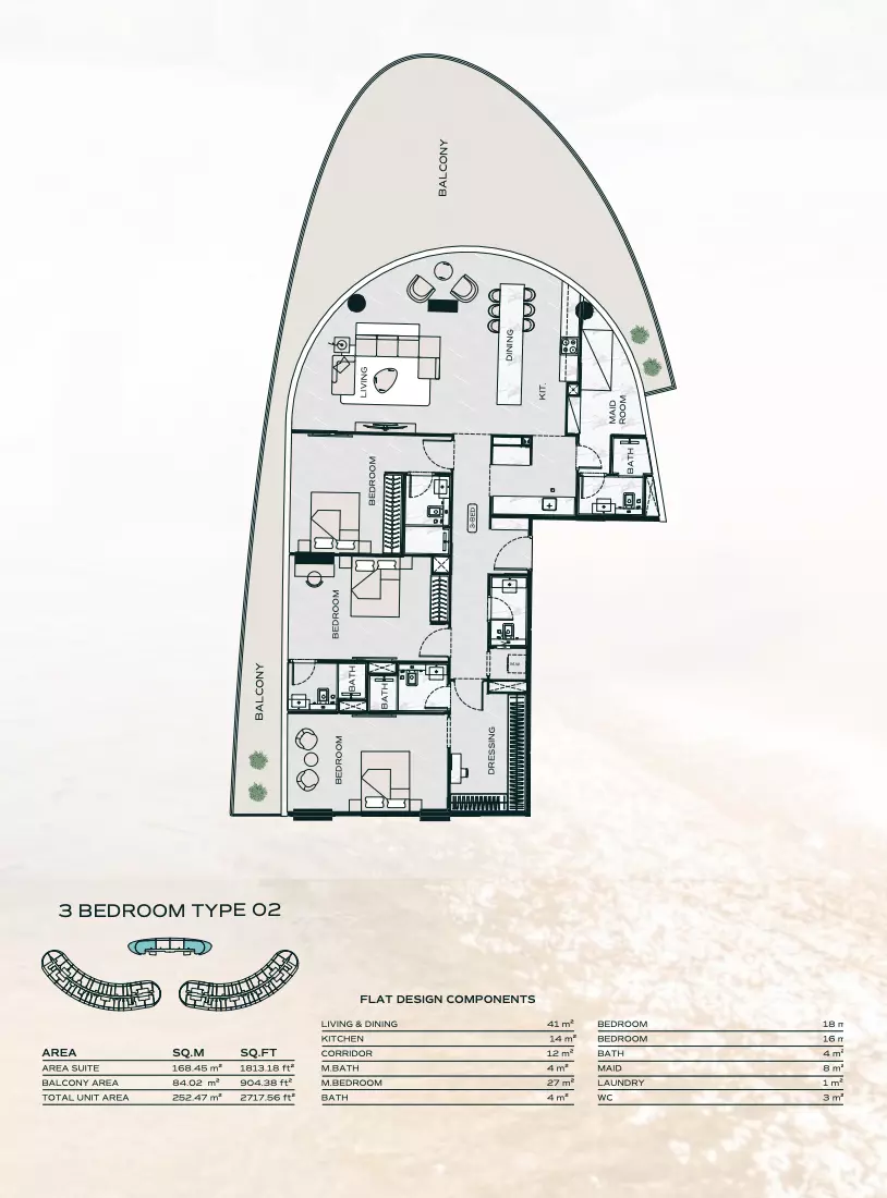 Unit floor plan image