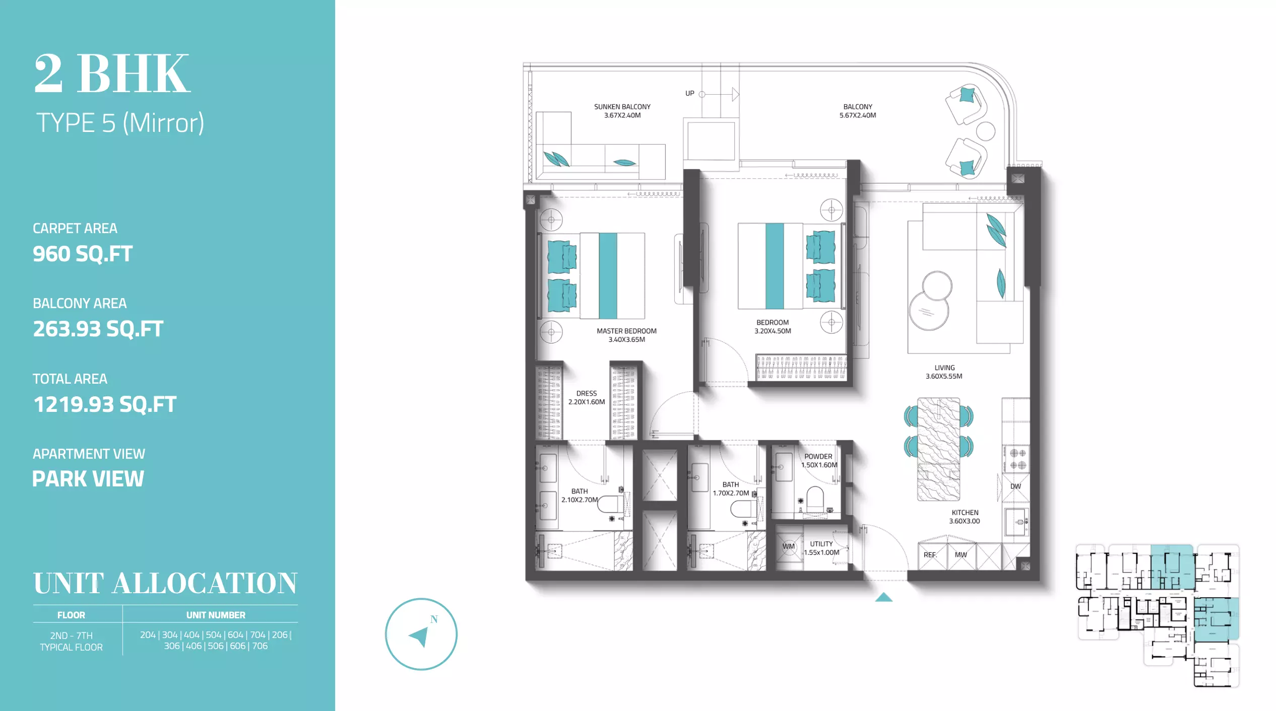 Unit floor plan image