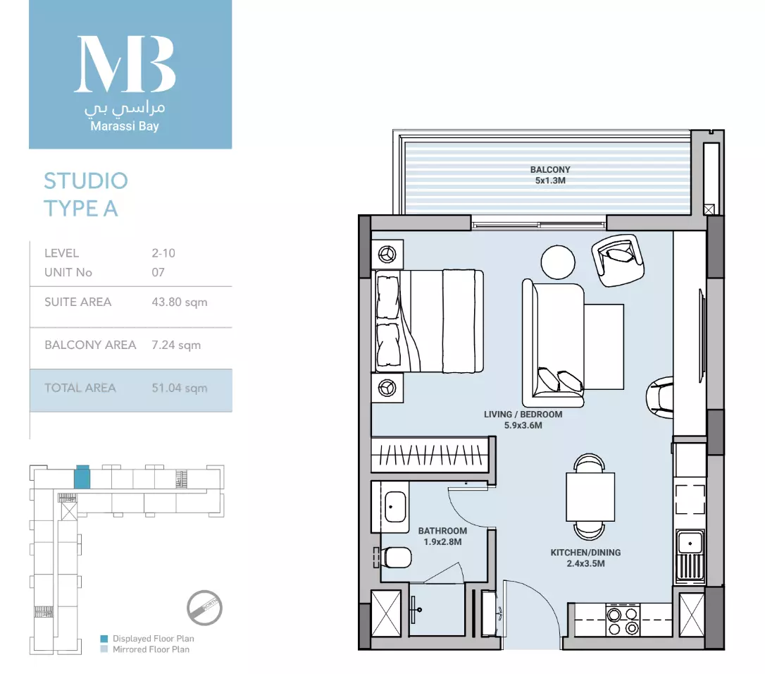Unit floor plan image
