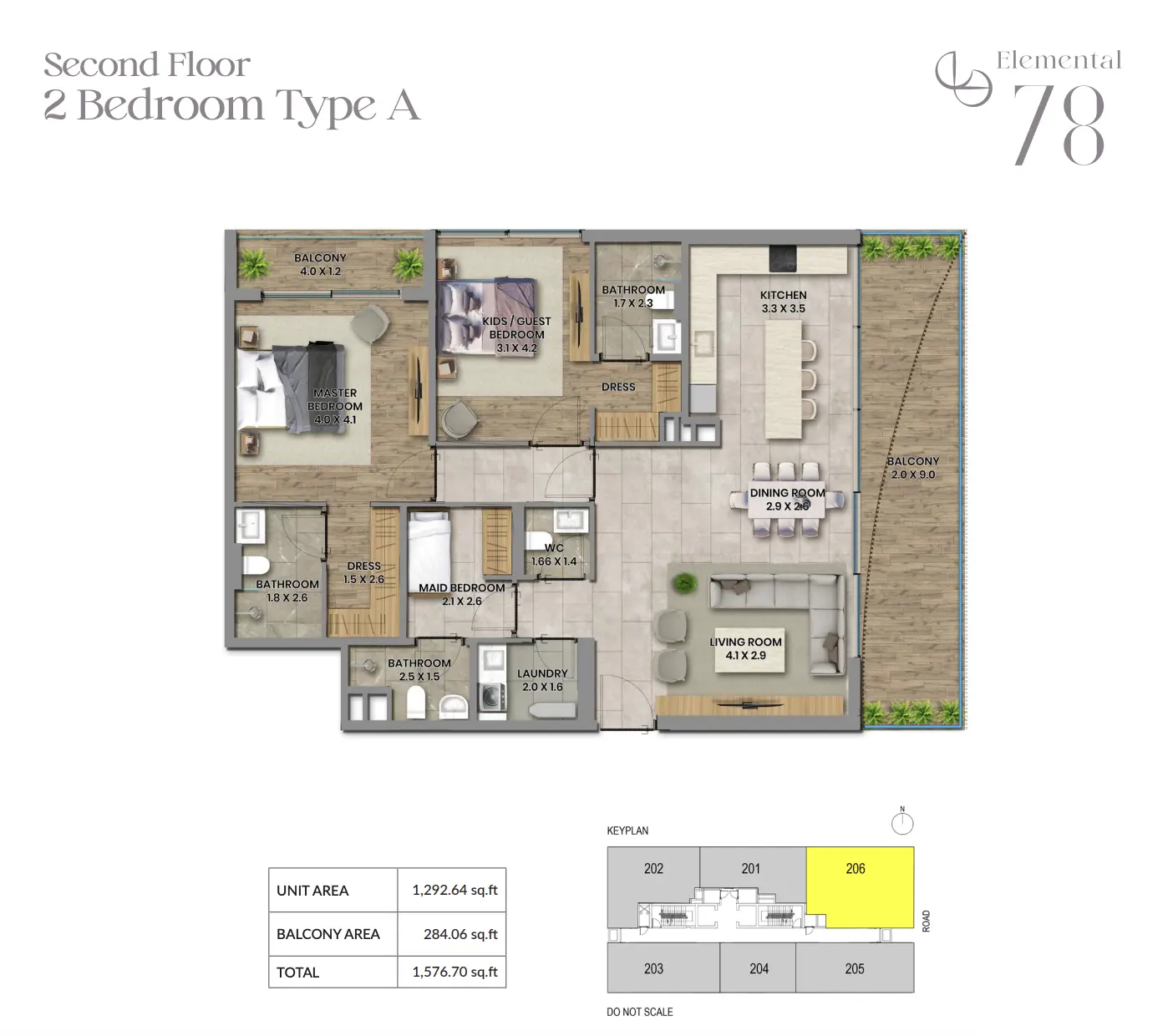 Elemental 78 - Type A Floor Plan