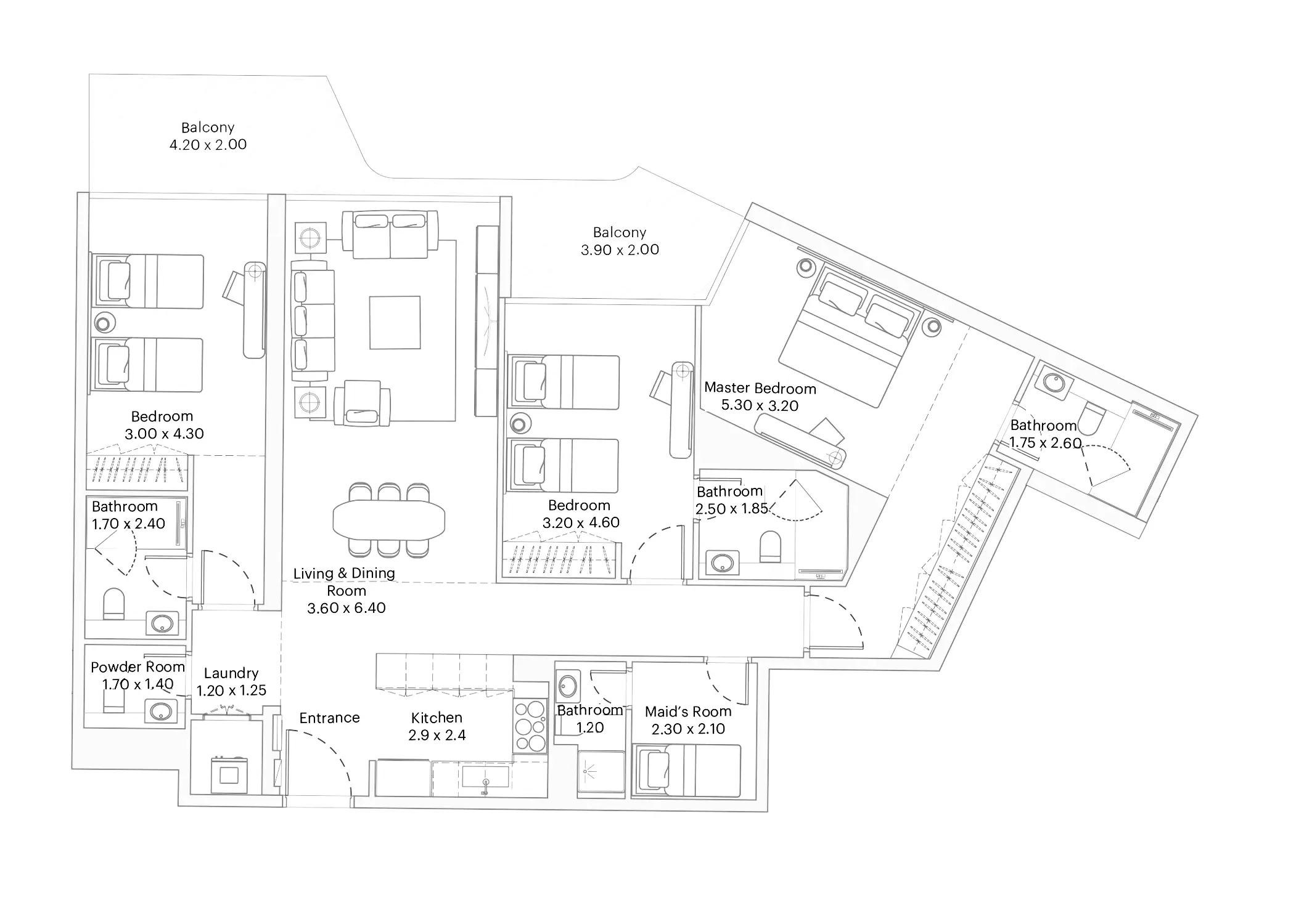 Unit floor plan image