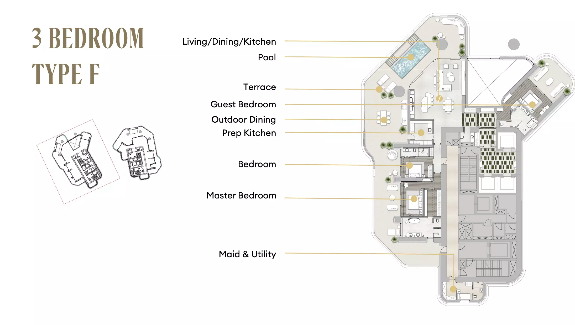 Regent Residences Type F-West Tower, 3 beds