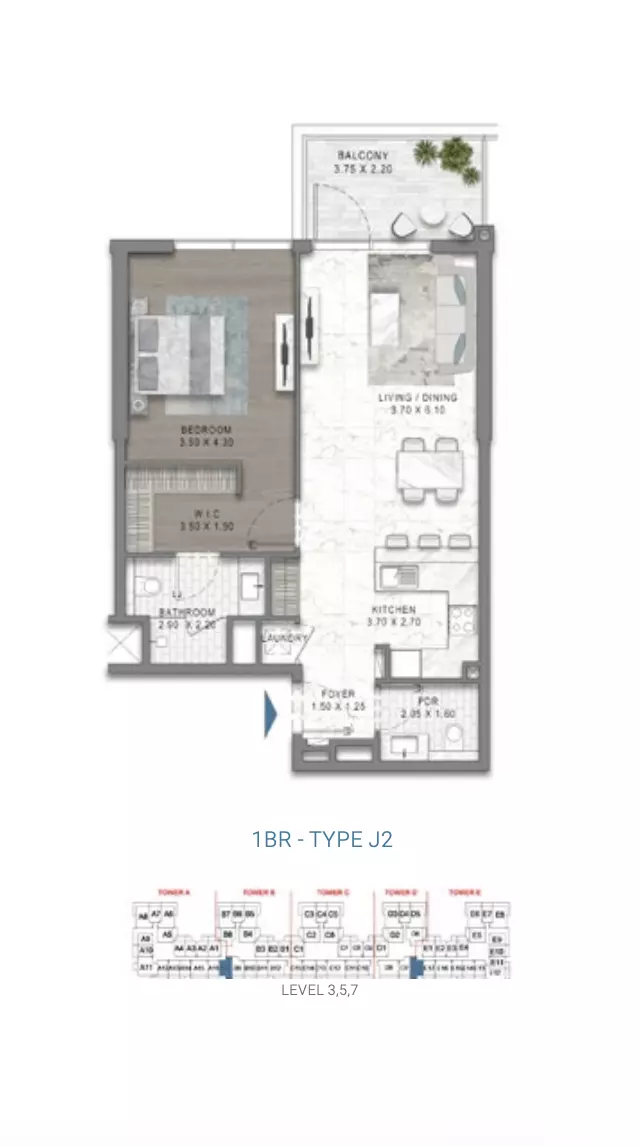 Unit floor plan image
