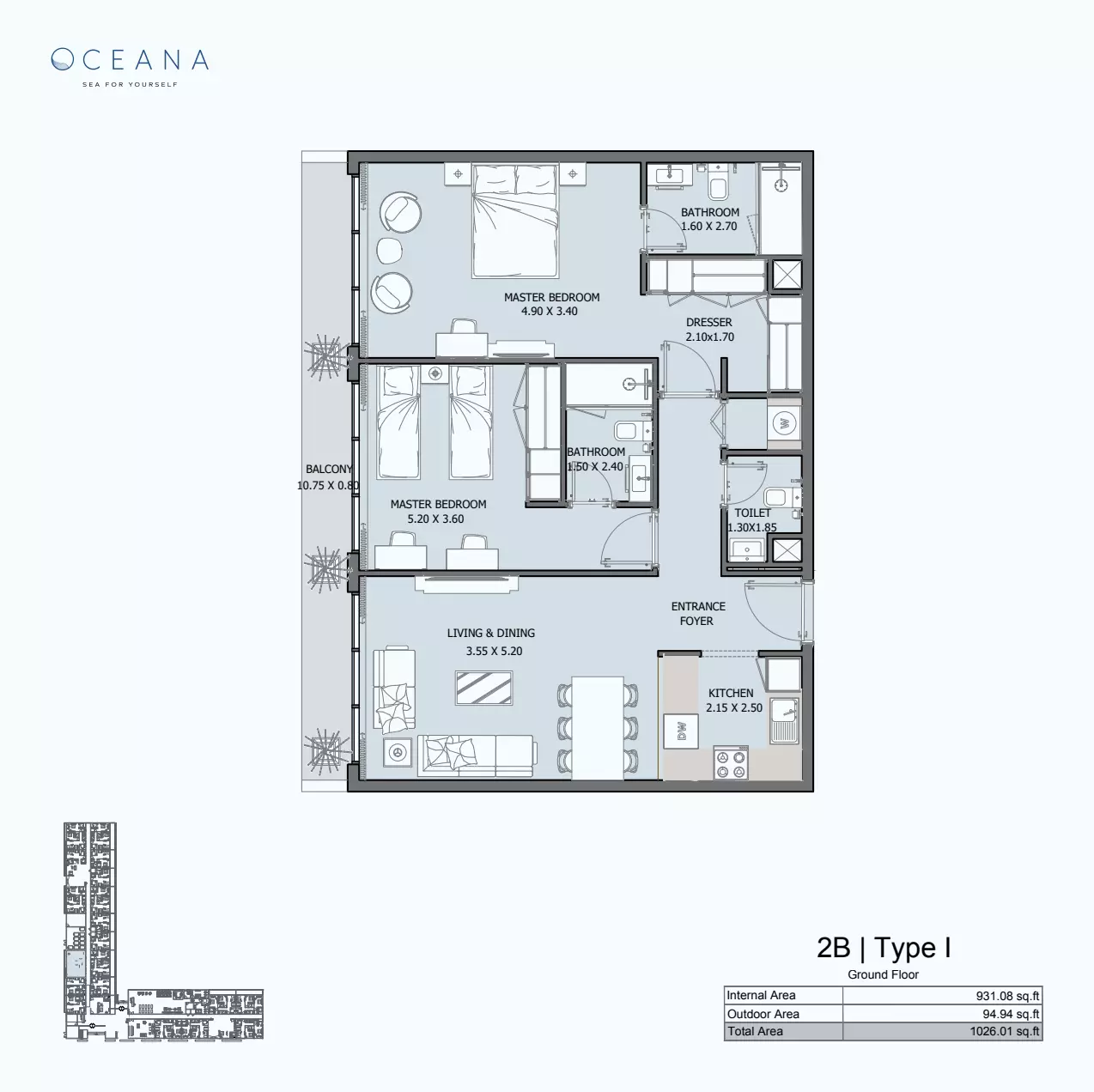 Unit floor plan image