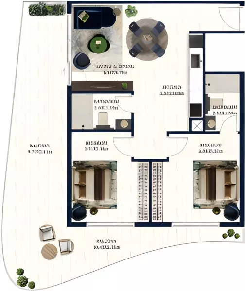 صورة مخطط ارضية الوحدة