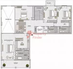 Le Ciel Type 1, 5 beds